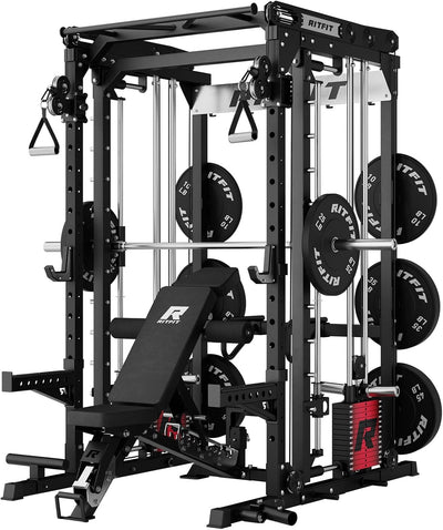 M2 3D Smith Machine with Steel Weight Stack, 60X60Mm Power Cage