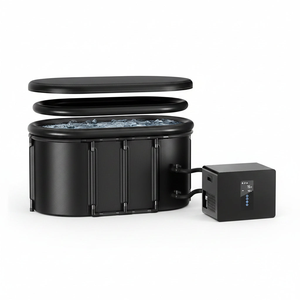 1/3HP Ice Bath Chiller & 148Gal Cold Plunge Tub Bundle