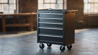 5-Drawer Rolling Tool Chest Tool Storage Cabinet with Wheels Tool Organizer Box — Lifestyle