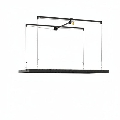 Overhead Garage Storage Rack 4X8, 500 Lb Heavy-Duty Capacity