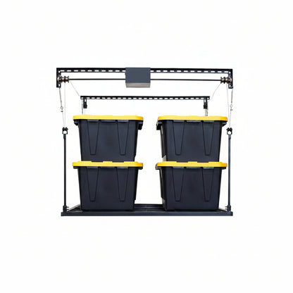 Motorized Garage Ceiling Storage Rack, 52 X 25 Inch, 250-Lb Lift