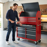 Tool Chest Built for Professional Organization, 18 Drawers, Cold-Rolled Steel, Detachable Top Box — Lifestyle