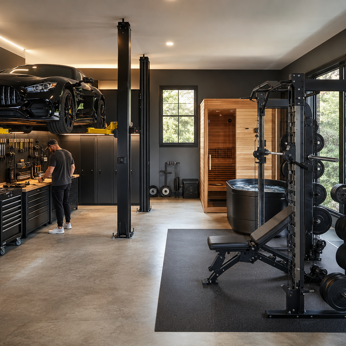This garage became your sanctuary